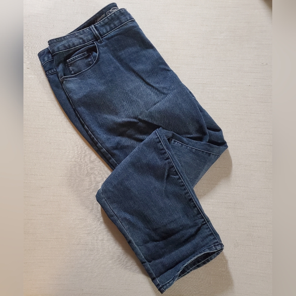 Bundle of 2 pair women's Coldwater Creek jeans/khakis 18